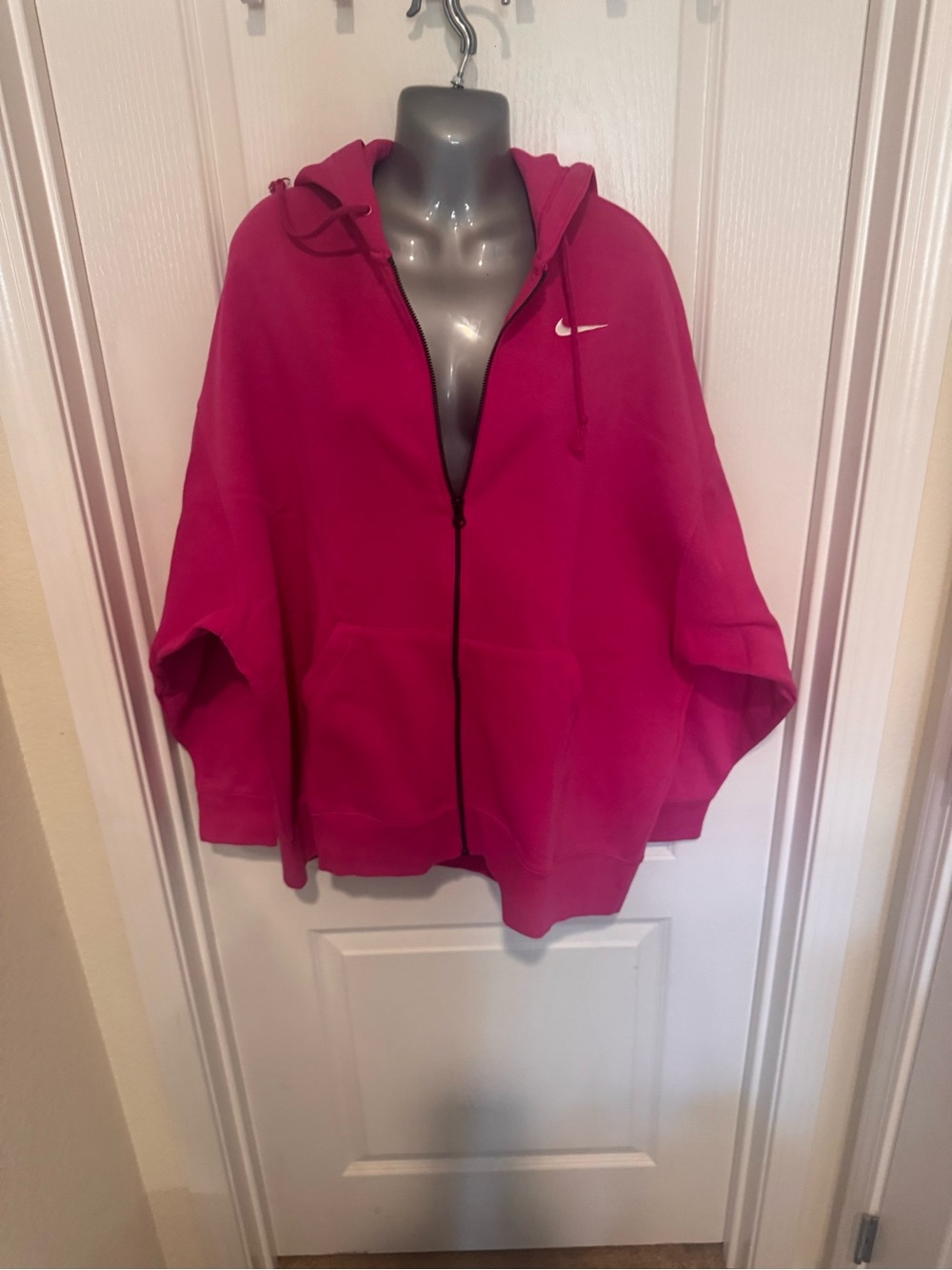 Nike Pink Full-Zip Hooded Jacket